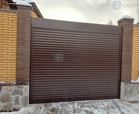 Рольставни для гаража в рабочем состоянии