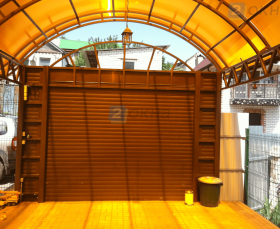 Рольставни для гаража с внутренней установкой