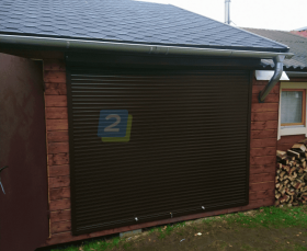 Металлические рольставни для гаража