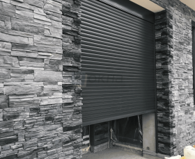 Гаражные рольставни с направляющими профилями